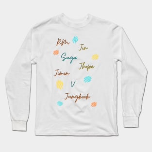 BTS Name Long Sleeve T-Shirt